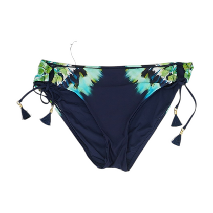 Navy Print Swim Bottom