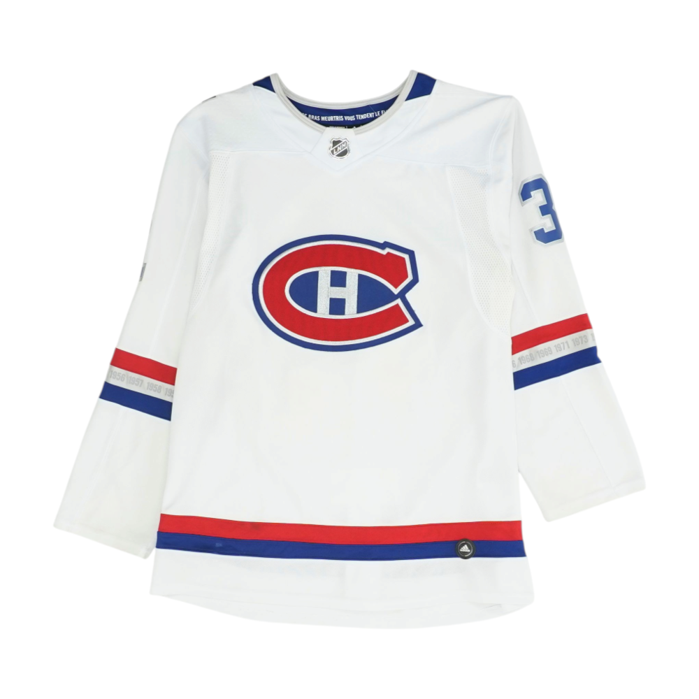 Men's White Montreal Canadiens Long Sleeve Jersey