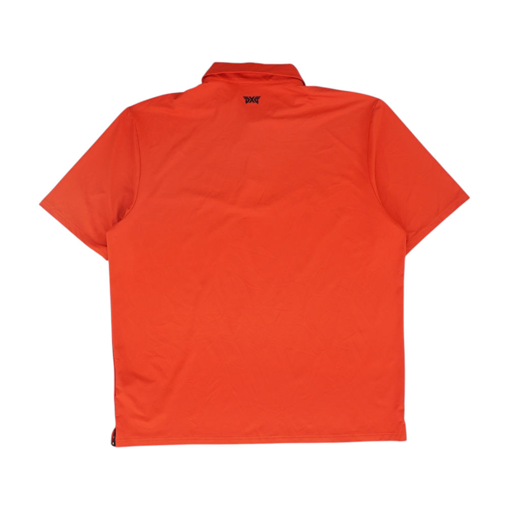 Red Solid Short Sleeve Polo