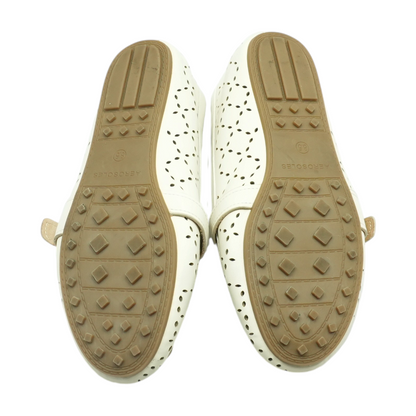 Cream Slip-On Flats