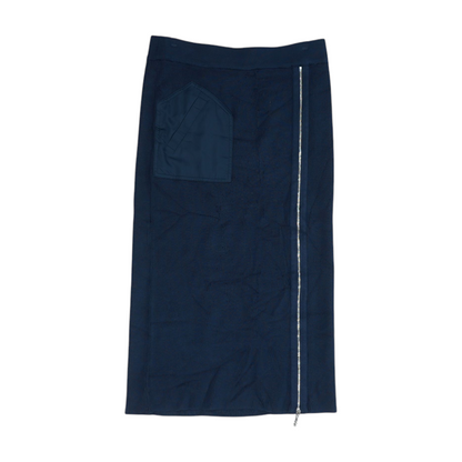 Navy Midi Skirt