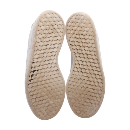 Advantage Cloud White Green Low-Top Athletic Shoes