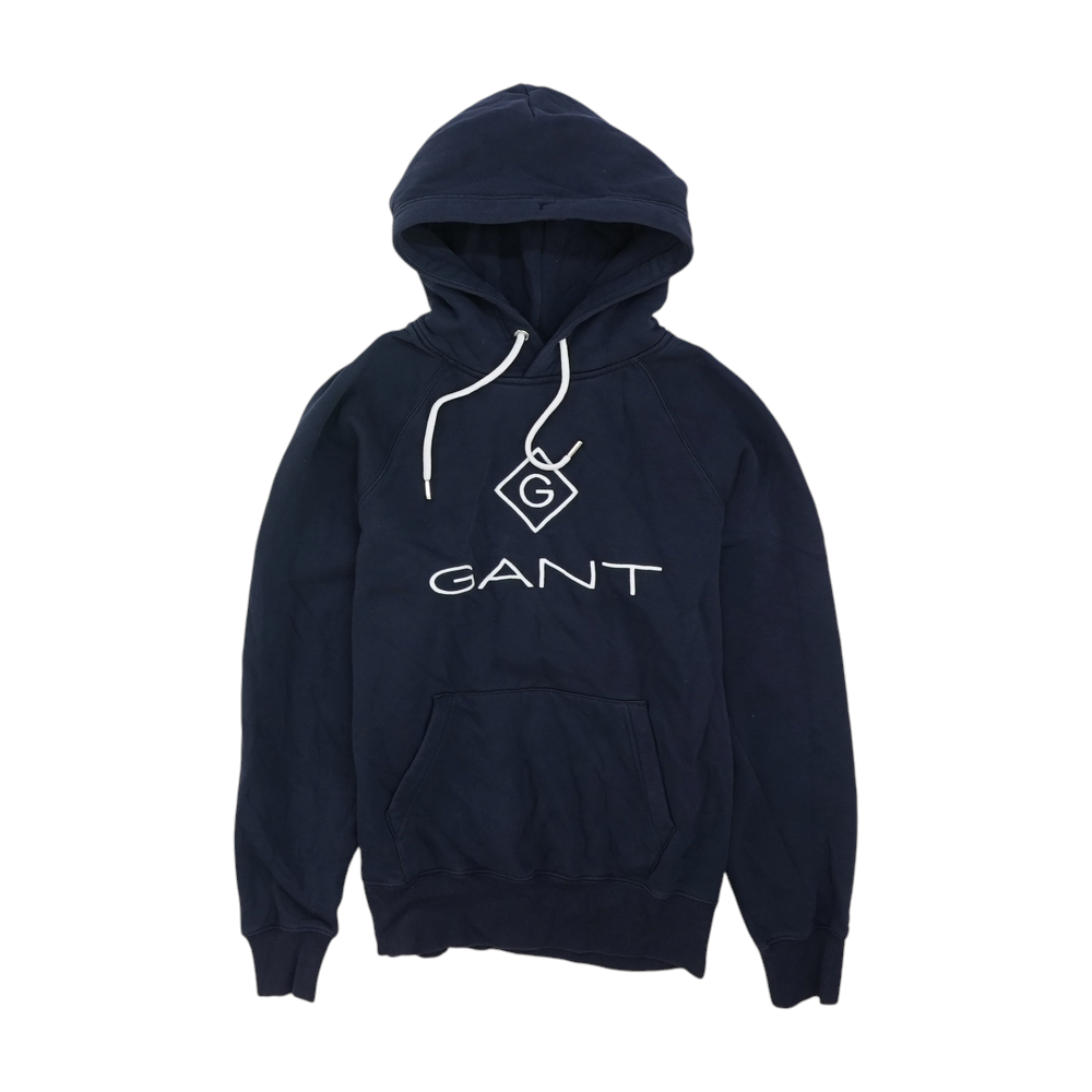 Navy Solid Hoodie Pullover