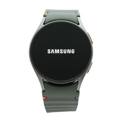 40mm Galaxy Watch7 Silver Smartwatch Gray Band S/M