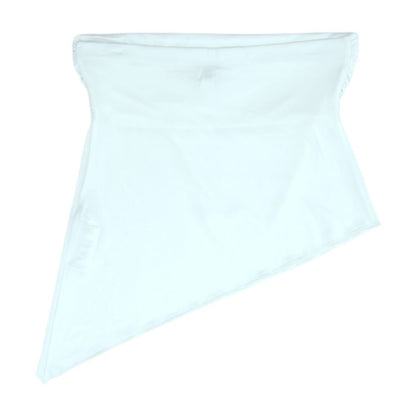 White Cropped Blouse