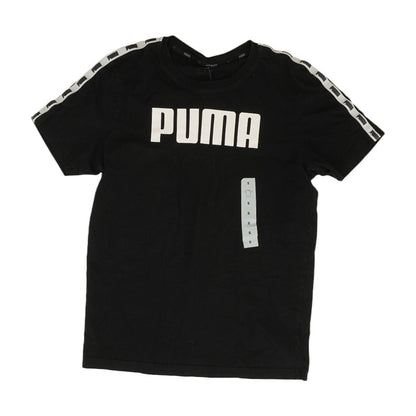 Black Solid Crewneck T-Shirt