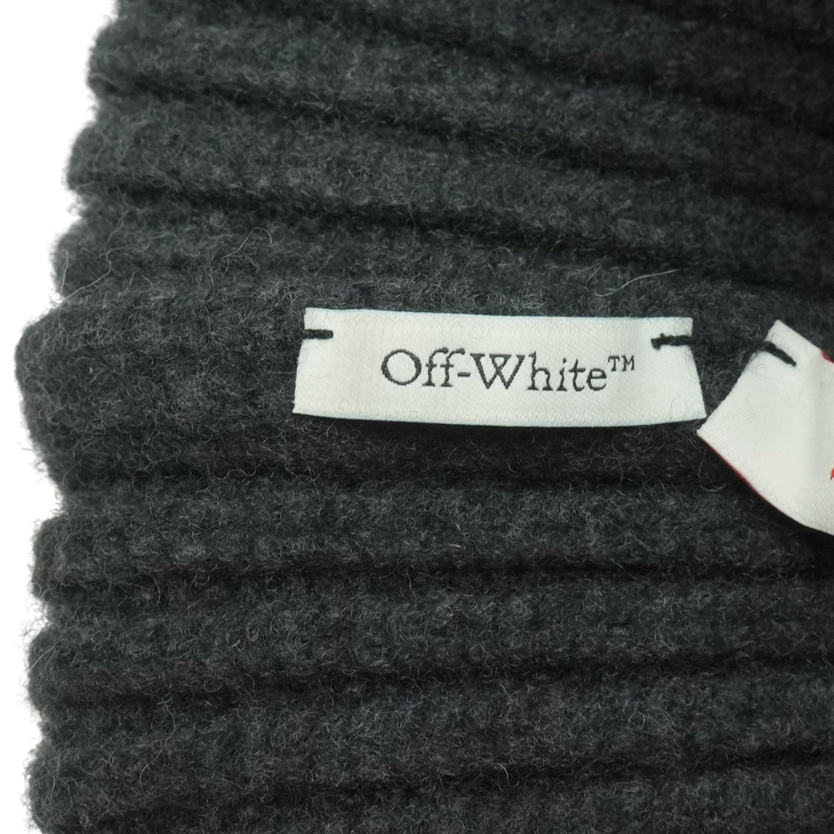 Helvetic Ribbed Beannie in Dark Heather Grey