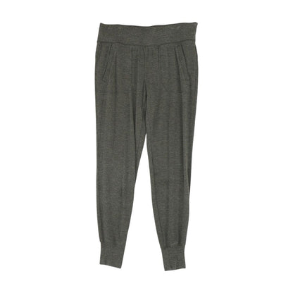 Gray Solid Joggers Pants