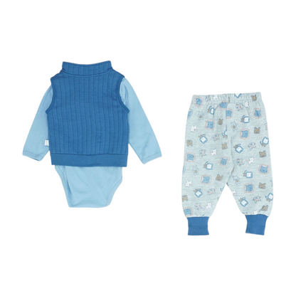 Blue Long Sleeve Set