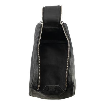 Dopp Kit Toilet Pouch in Damier Graphite Canvas