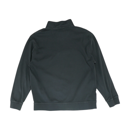 Black Print 1/4 Zip Pullover