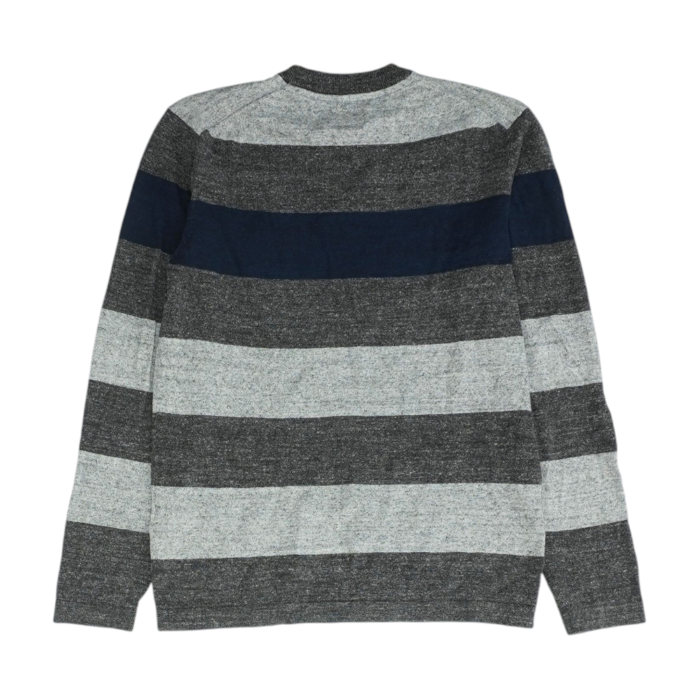 Roots Gray Striped Pullover Sweater – Image 2