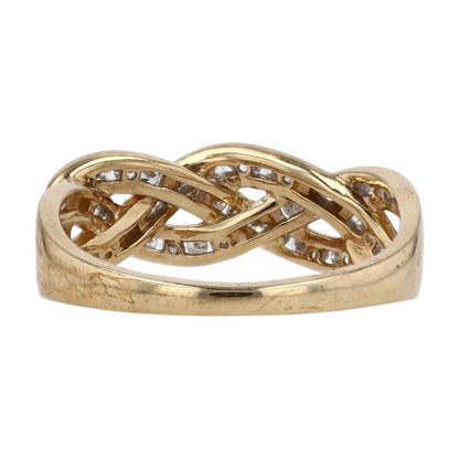 1/3 ctw 10K Yellow Gold Lab Grown Diamond Band