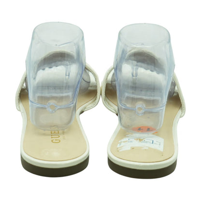 Ivory Flat Sandals