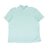 Blue Solid Short Sleeve Polo