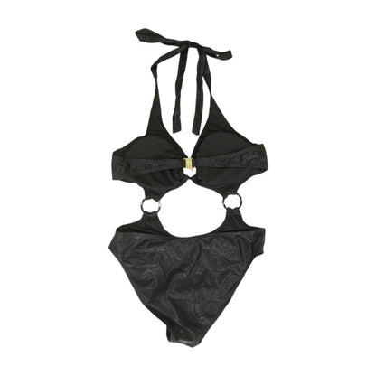 Black Solid One-Piece