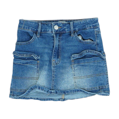 Blue Mini Skirt