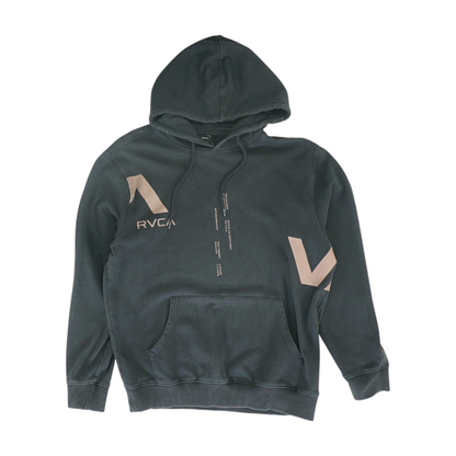 Black Solid Hoodie Pullover