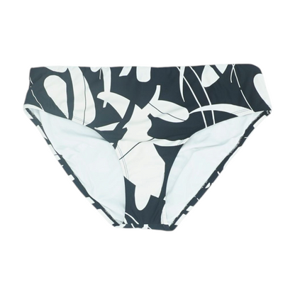 Black Abstract Swim Bottom