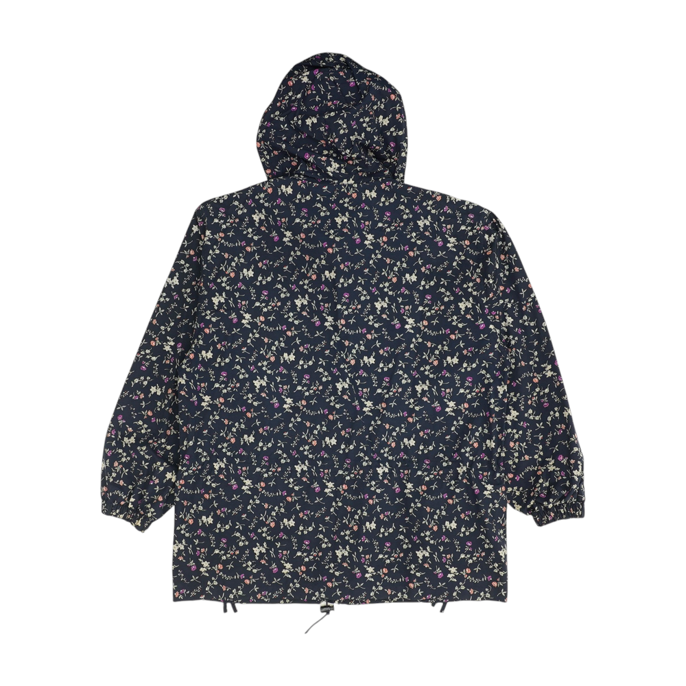 Navy Floral Rain Jacket