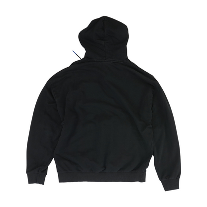 Black Solid Hoodie Pullover