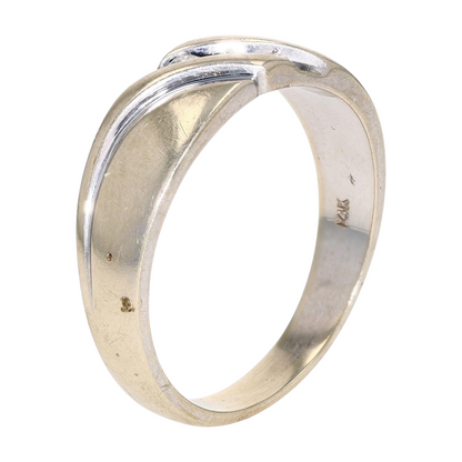 1/10 ctw 14K White Gold Diamond Band Ring