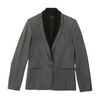 Gray Solid Blazer