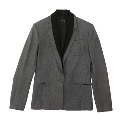 Gray Solid Blazer