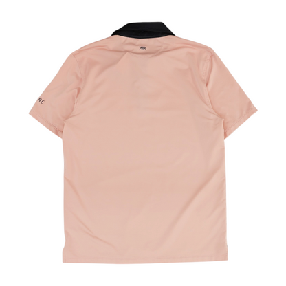 Pink Solid Short Sleeve Polo