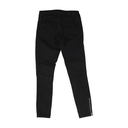 Black Solid Jeans