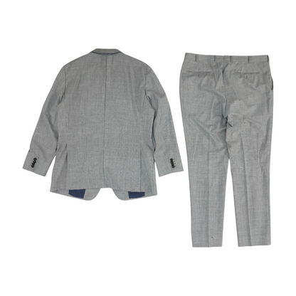 Gray Solid Suit