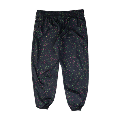 Black Floral Pants