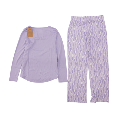 Lavender Solid Pajama Set