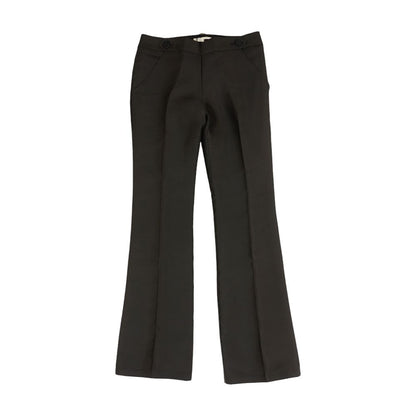 Black Solid Dress Pants