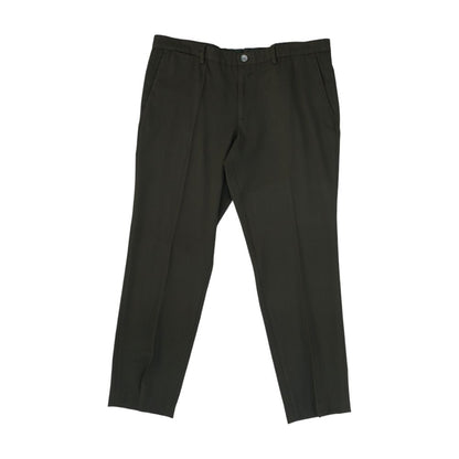 Green Solid Chino Pants