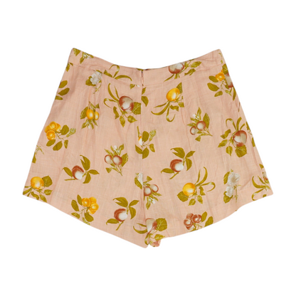 Pink Floral Chino Shorts