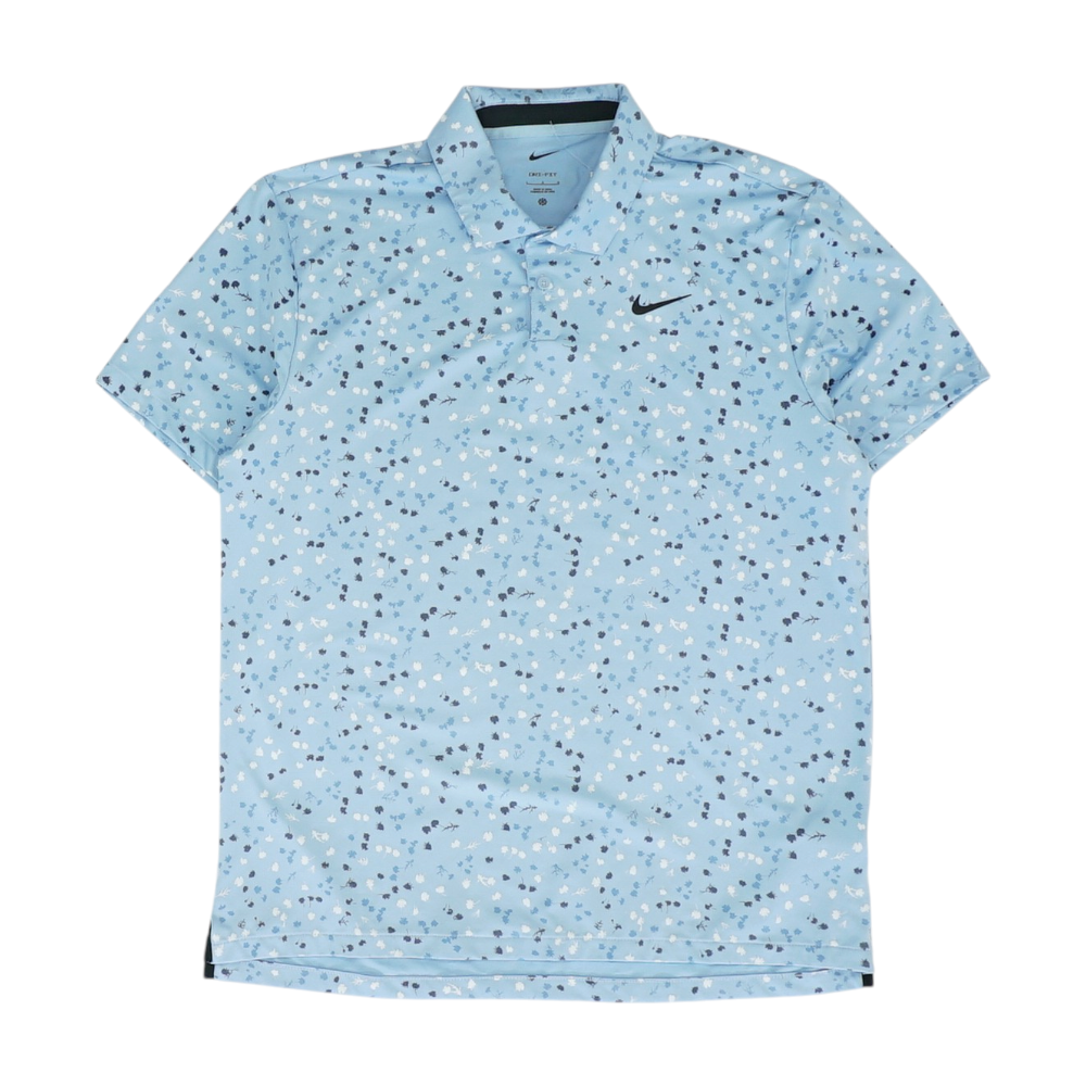 Blue Print Short Sleeve Polo