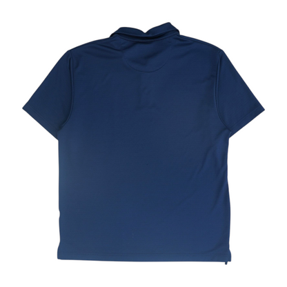 Navy Solid Short Sleeve Polo