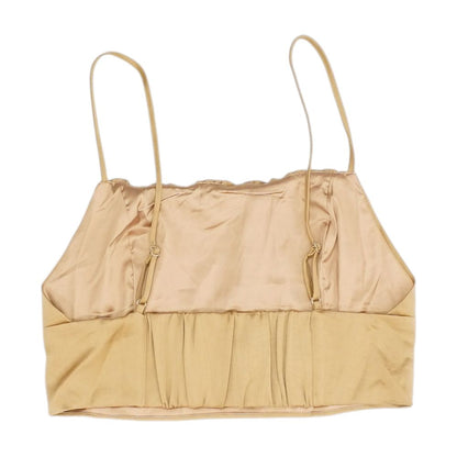 Brown Cropped Blouse