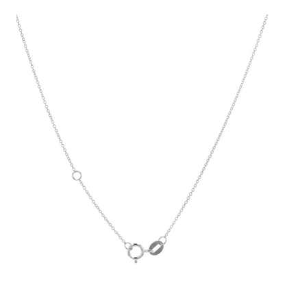 1/10 ctw 14K White Gold Diamond Station Necklace