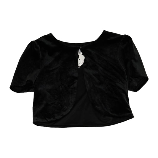 Black Solid Cardigan Sweater