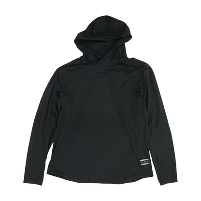 Black Striped Hoodie Pullover