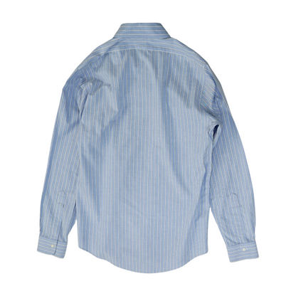 Blue Striped Long Sleeve Button Down