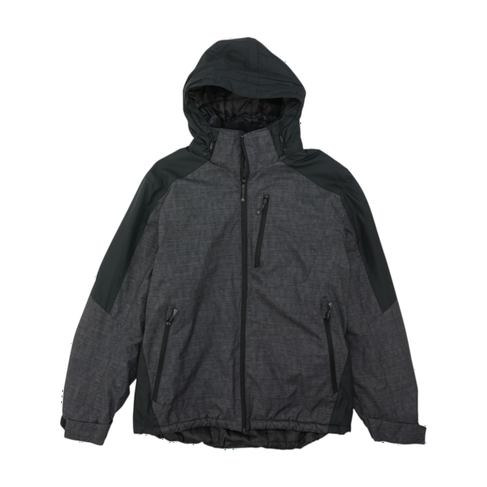 Black Color Block Jacket