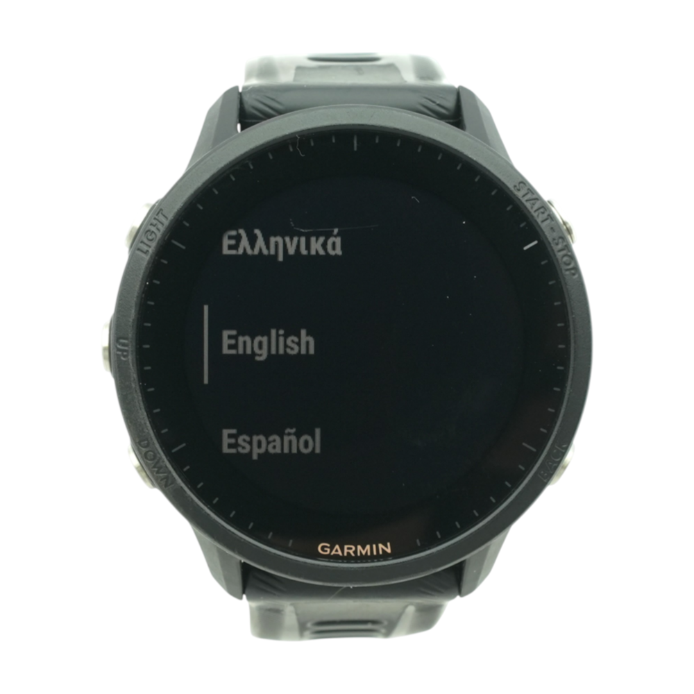 46mm Forerunner 955 Black Smartwatch Black Band S/M