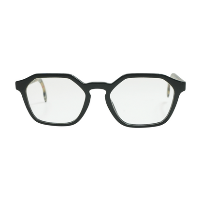 Black Geometric Prescription Eyewear