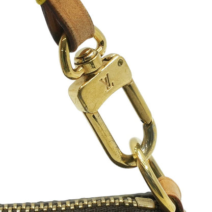 Brown Pochette Papillon in Monogram Coated Canvas