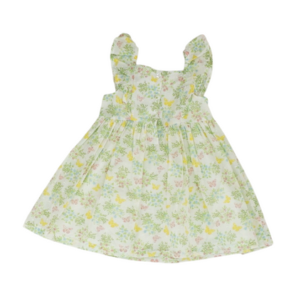 Beige Floral Dress