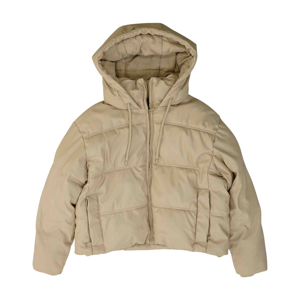Beige Solid Jacket