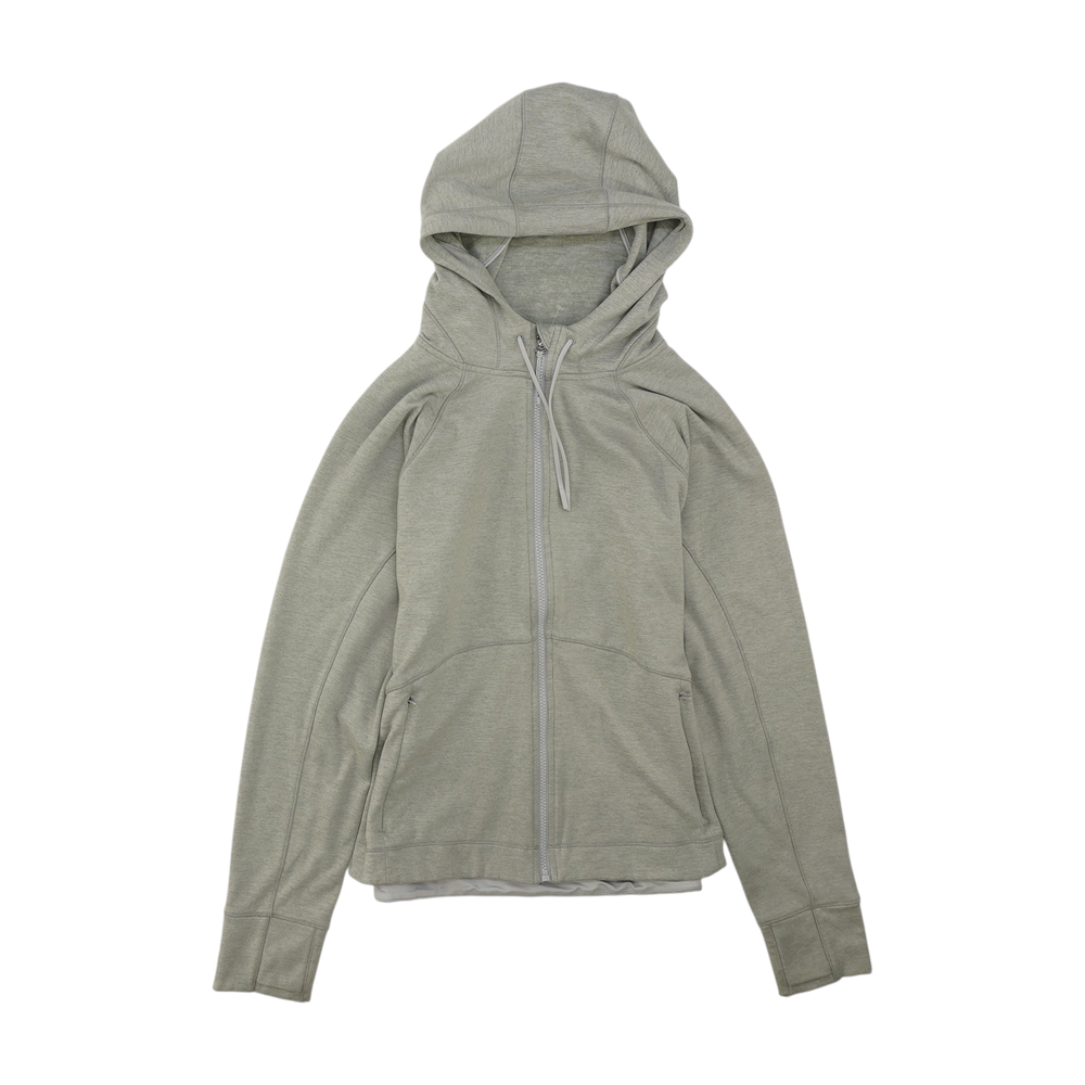 Gray Solid Active Jacket